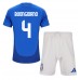 Maillot de foot Italie Alessandro Buongiorno #4 Domicile vêtements enfant Europe 2024 Manches Courtes (+ pantalon court)